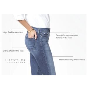 NYDJ Women's Slimming Fit Legging Jean Dark Wash Size 14W